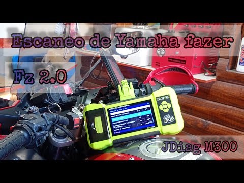 Escaneo de Yamaha Fazer fi / fz 2.0 con scanner JDiag M300