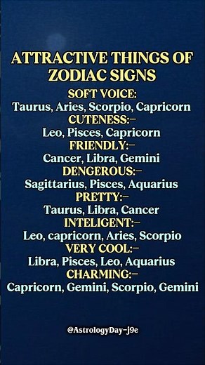 Attractive Things Of Zodiac Signs 😍 | Zodiac Explain #zodiac #zodiacsigns #astrology #horoscope