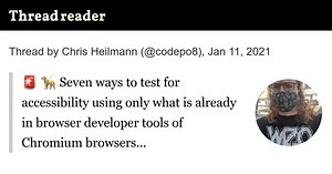 Thread by @codepo8 on Thread Reader App