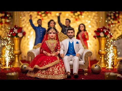 Tiny Miniature Wedding to Baby Arrival |Cute Bride & Groom Story in 4K"