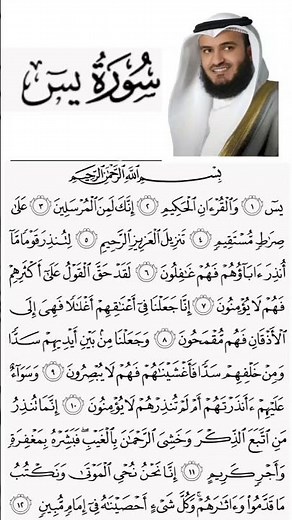 surah Yasin ( Yaseen ) | Mishary Rashid Al afasy | surah yasin mishary al afasy full