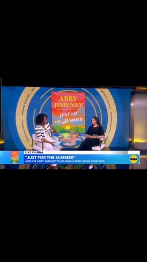 Here's the full clip of me on Good Morning America today! #justforthesummer #goodmorningamerica | Abby Jimenez