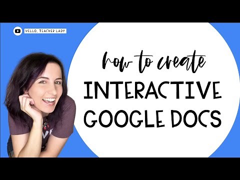 How to Create Interactive Google Docs — Choice Boards, Table of Contents | Tips for Teachers