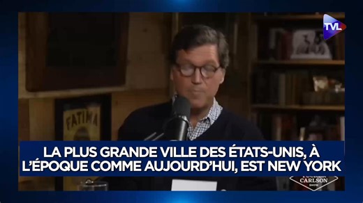 🇺🇸 Tucker Carlson dresse le bilan du Grand remplacement dans les grandes villes américaines entre 1950 et aujourd'hui. Par exemple, Los Angeles était peuplée à 94% par des blancs en 1950 ; désormais, ils ne sont plus que 37%. | TV Libertés