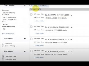 IPSIS Section Association Mapping in D2L Brightspace