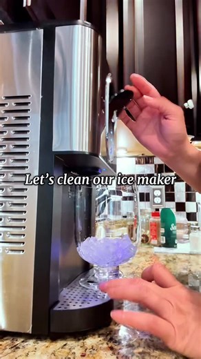 Vivian Gray on Instagram: "Your ice maker isn’t “broken,” it’s just dirty and tired. If your nugget ice is starting to taste funny, look cloudy, or your machine sounds like it’s fighting for its life, it’s probably time for a deep clean. I’m walking through how I clean this high-capacity nugget ice maker so the ice stays fresh, the machine runs better, and we’re not drinking mystery flavor cubes all year. A little maintenance now saves you from buying bagged ice later. Pricing and availability m
