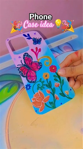 DIY Aesthetic Paper Phone Case! 🦋✨ #shorts #craft