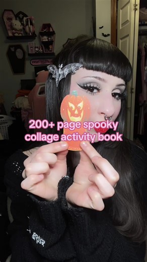 Spooky Scrapping: Collage Activity Book for Halloween