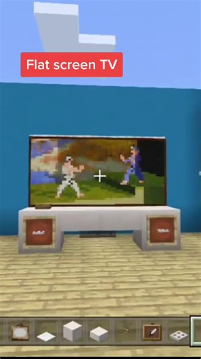 Build Flat Screen TV in Minecraft