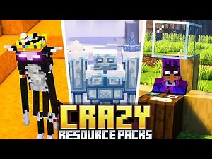 Crazy Minecraft Texture / Resource Packs For more Fun.