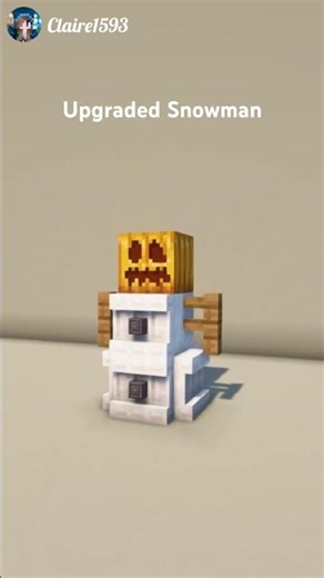 Minecraft Upgraded Snowman Tutorial
