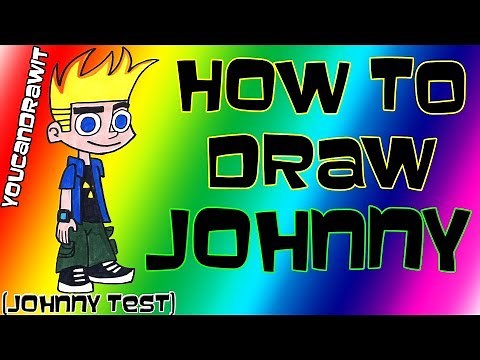 How To Draw Johnny from Johnny Test ✎ YouCanDrawIt ツ 1080p HD