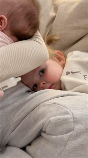 My wife’s reaction to our daughter NOT FEELING WELL… 🥺❤️ #kayandtayofficial