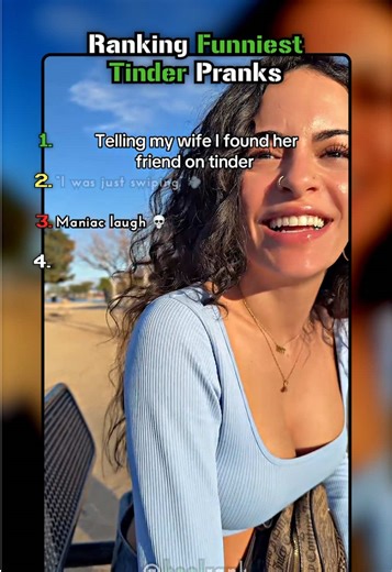 Ranking Funniest Tinder Pranks 🤣 #koolrank #ranking #rankings TikTok