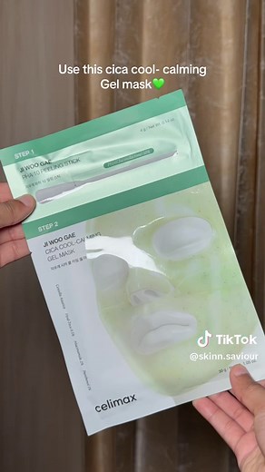 Cica Cool Calming Gel Mask: Two-Step Routine for Radiant Skin