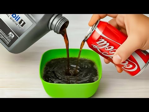 Mix Engine oil with Coca-cola and make dollars😱! Billions of people don't know this secret!