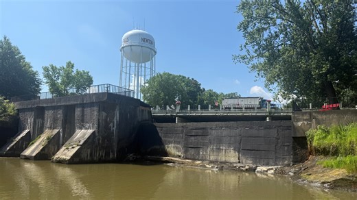 No falls in Newton Falls?: Water stops flowing