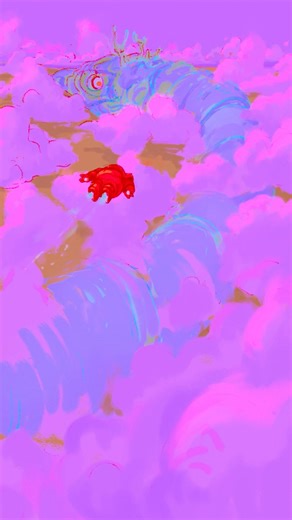 Vibrant on computer screen then cmyk was a different look #artprintsforsale