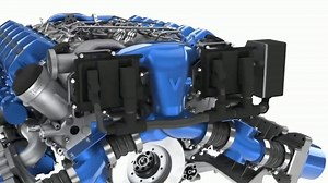 W12缸发动机引擎内部设计构造工作原理