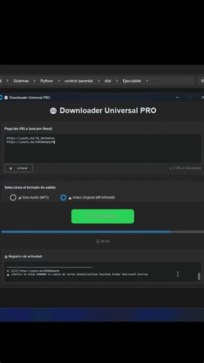 Descarga videos y MP3 GRATIS!!! con Python (FÁCIL) #python #descargagratis #download