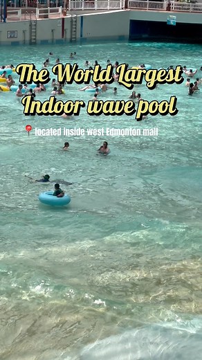 Visit the biggest indoor wave pool located inside west Edmonton Mall, Subrang Laki po talaga. #waterpark #pool #edmontonwestmall @highlight | Hanz Jace Vlog