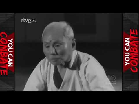 Gichin Funakoshi historical footage 1952 Shotokan Karate