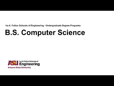 Fulton Schools Degree Webinar: Computer Science