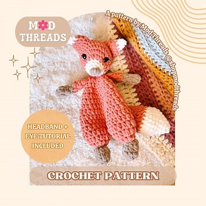 Fern the Fox Crochet Pattern: Low Sew Amigurumi (PDF Pattern) - Etsy