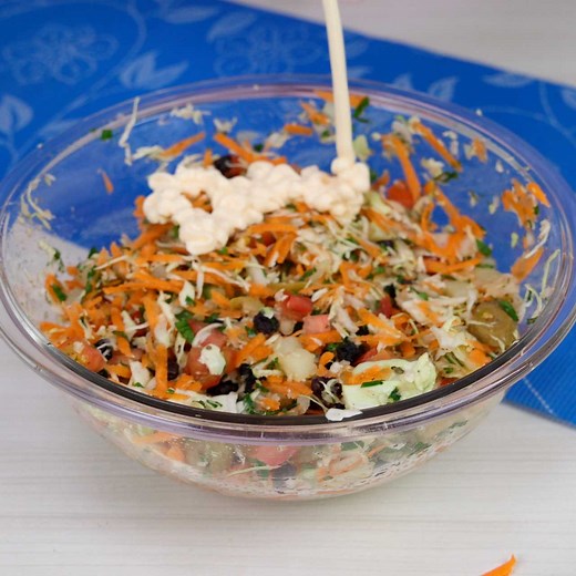 199K views · 5.1K reactions | Try this cabbage salad next time! Easy, quick, and ready in a couple of 10 minutes! | Recipes Learn | Facebook