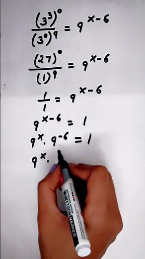 Nice exponents Algebra Problem trick #tricks #exponents #maths #algebra #shorts