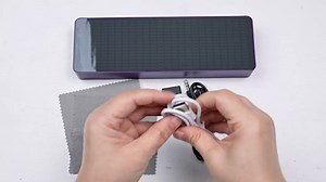 RGB Music Spectrum Display, 384 LED 1624 Segment Rhythm Light Level Voice Sensor Pickup Analyzer with Clock 20 Dynamic 7 Color,140 Effects,USB Powered for Phone Charger or Computer