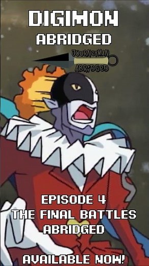 Piedmon is Defeated in Digimon Abridged | Journeyman Abridged #Shorts