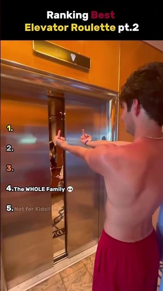 Ranking The Worst Elevator Moments: Part 2 💀 #shorts #ranking