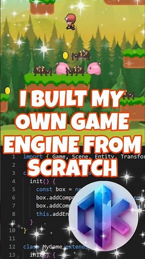 I Built My Own Game Engine From Scratch #GameDev #JavaScript #GameEngine #Shorts
