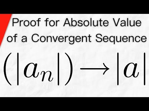 Proof for Absolute Value of a Convergent Sequence | Real Analysis Exercises