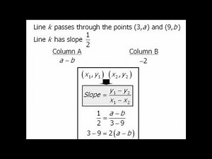 GRE Math Practice: Coordinate Geometry - Example 3