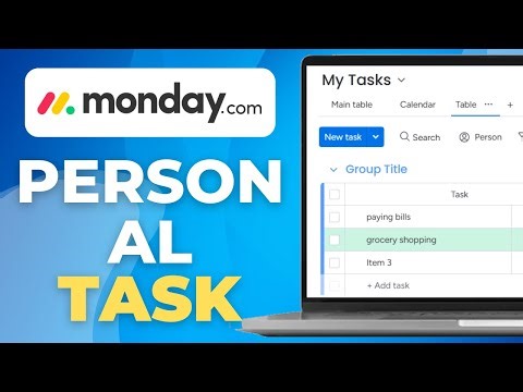How To Use Monday.com For Personal Tasks 2025! (Full Tutorial)