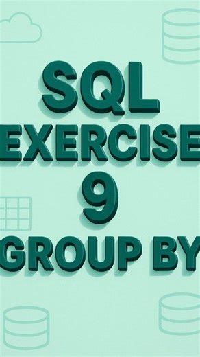 Rahul Kandarapu on Instagram: "GROUP BY in SQL - SQL Exercise 9 #rahuleducator #sqlserver #sqldatabase #sqlquery #sql #sqldeveloper #database #data #data #informationtechnology #technology #tech"