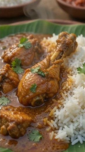Village Chicken Curry Meals 🤤🍗 | Traditional Indian Lunch #shorts #reels #viral