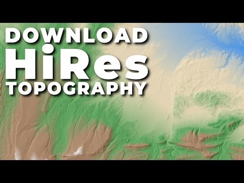 How to Download High Resolution Lidar DEMs