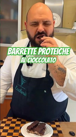 Barrette Proteiche al Cioccolato Fatte in Casa | Senza Cottura