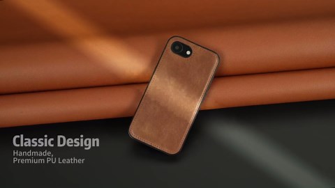 LOHASIC for iPhone 16e Leather Case, for iPhone 17e Case Rugged Full Body Comfort Non-Slip Grip Protective Men Women Cover Cases Compatible with iPhone 16E/17E 6.1'', Black