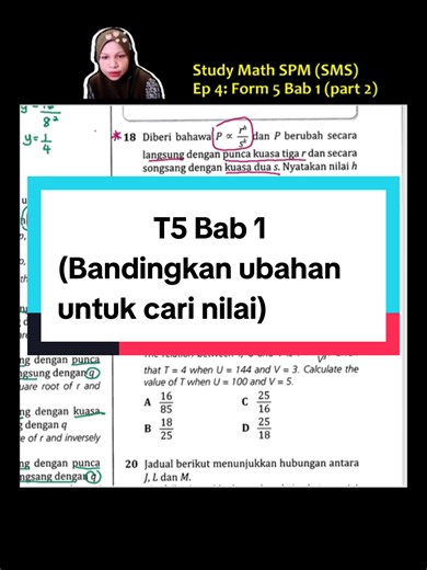 Math Form 5: Understanding Changes and Values