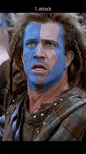 Braveheart (1995) 🛡️⚔️🐎 Wallace's ambush of the English cavalry #braveheart #wallace #shorts #movie