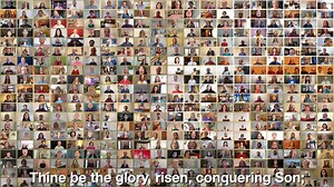 7K views · 88 reactions | More than 400 United Methodists from around the world have joined in singing the favorite Easter hymn "Thine Be the Glory." Even in the midst of the pandemic, church members can celebrate Christ's resurrection together. Enjoy this video presented by Discipleship Ministries. | Resource UMC | Facebook