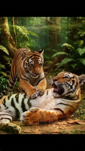 tiger fun #ai #vfx #animation #shorts