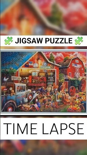 500 Piece Jigsaw Puzzle Time Lapse