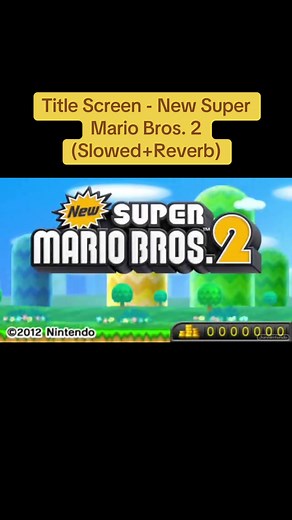New Super Mario Bros. 2 Title Screen Music Remix