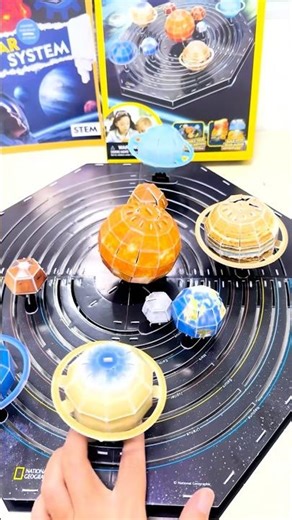 National Geographic Solar System 3D Puzzle Unboxing!#3dpuzzle #diy #space #solarsystem #toys #shorts