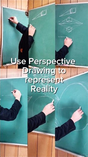 Use Perspective Drawing to represent Reality in your artwork! 👁🙏🔥#shorts #drawingshorts